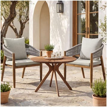 Tuinset bestaande uit een tafel en 2 stoelen, Tuin en Terras, Tuinsets en Loungesets, Verzenden, Nieuw