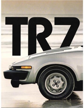 1980 TRIUMPH TR7 BROCHURE ENGELS (USA), Nieuw, Author