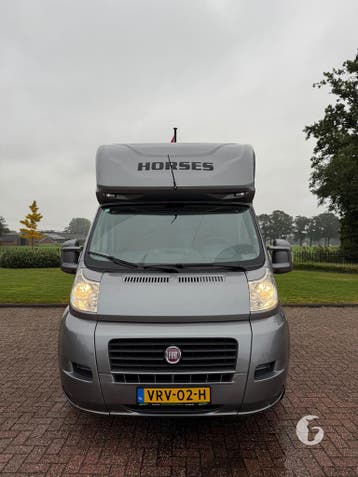 Prachtige Fiat Paardenwagen! Frisse APK!, Dieren en Toebehoren, Ophalen, Zo goed als nieuw, Polyester, 2-paards trailer