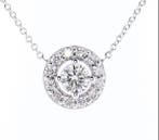 Zonder minimumprijs - Ketting met hanger - 14 karaat Witgoud, Sieraden, Tassen en Uiterlijk, Antieke sieraden