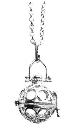 Prachtige lange ketting c.a. 80cm met een zilver kleur En..., Ophalen of Verzenden, Nieuw, Kraal