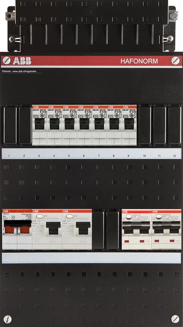 ABB Hafonorm PV-WP-Groepenkast | HS 40A - 7 groepen 2 x ALS, Ophalen of Verzenden, Nieuw, Groepenkast