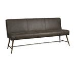 *WOONWINKEL* Tower Living Belmonte Bank 155cm Grijs, Verzenden, Nieuw, Leer