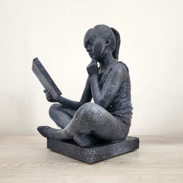 Mark Sugar - The girl with the book (Endless sky), Antiek en Kunst