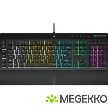 Corsair K55 RGB Pro Zwart Azerty Belgisch, Verzenden, Nieuw, Corsair