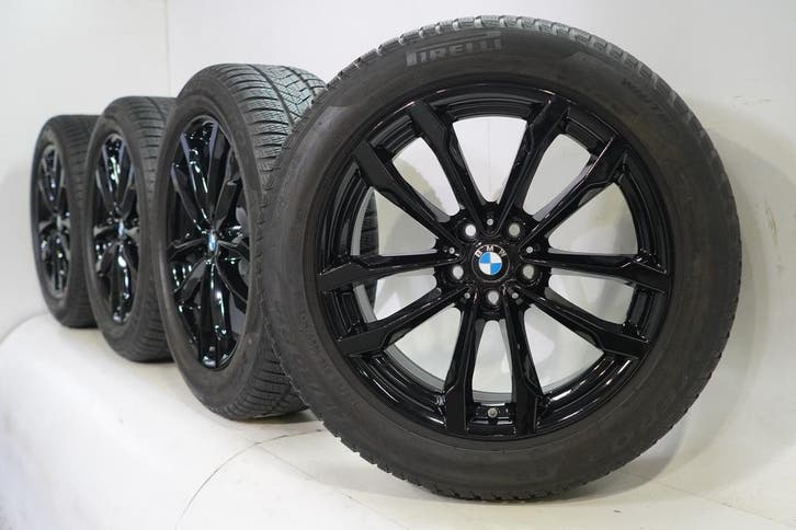 BMW X3 X4 G01 G02 691 19 inch velgen Pirelli Runflat Winterb, Auto-onderdelen, Banden en Velgen, Velg(en), Gebruikt, 19 inch, Winterbanden
