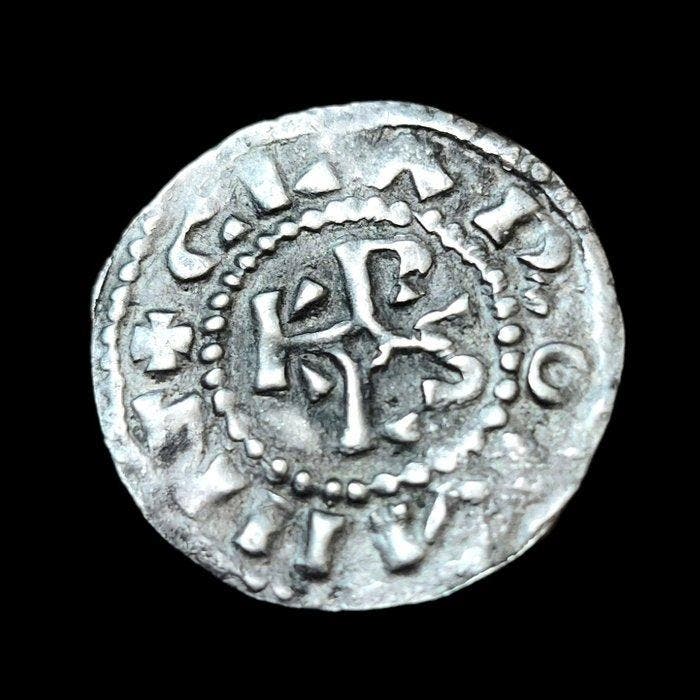 Frankrijk. Karel II le Chauve (840-877). Denier, Postzegels en Munten, Munten | Europa | Niet-Euromunten