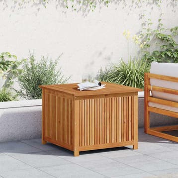 vidaXL Tuinbox 75x75x58 cm massief acaciahout, Verzenden, Nieuw