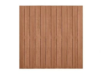 Veiling - 5x Plankenscherm hardhout design 180x180cm, Nieuw