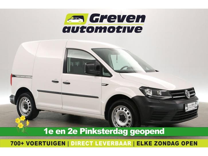 Volkswagen Caddy TSI  Benzine  Clima  Parkeersensoren, Auto's, Bestelauto's, Te koop, Handgeschakeld, Benzine, Wit, Volkswagen