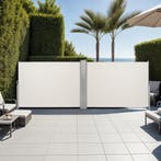 Uitschuifbare aluminium dubbelzijdige luifel met oprolmechan, Verzenden, Nieuw