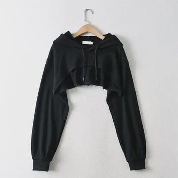 Unieke Dames Crop Hoodie met Lange Mouwen - Y2k Stijl & Pers, Verzenden, Nieuw