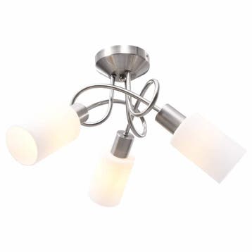 vidaXL Plafondlamp met keramieke cilindervormige kappen, Huis en Inrichting, Lampen | Plafondlampen, Verzenden, Nieuw