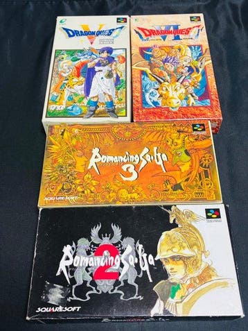 Nintendo - Super Famicom - 4 Japanese RPGs - Dragon Quest V, Nieuw