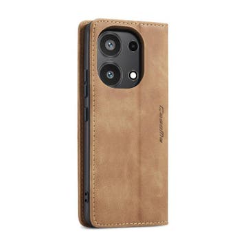 CaseMe book case leer - Xiaomi Redmi Note 13 Pro 4G/Poco M6, Verzenden, Nieuw