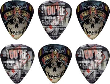 Guns N' Roses 6-pack Medium plectrum officiële merchandise, Verzamelen, Muziek, Artiesten en Beroemdheden, Ophalen of Verzenden