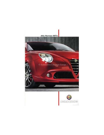 2012 ALFA ROMEO MITO ACCESSOIRES BROCHURE NEDERLANDS, Boeken, Nieuw, Alfa Romeo, Author