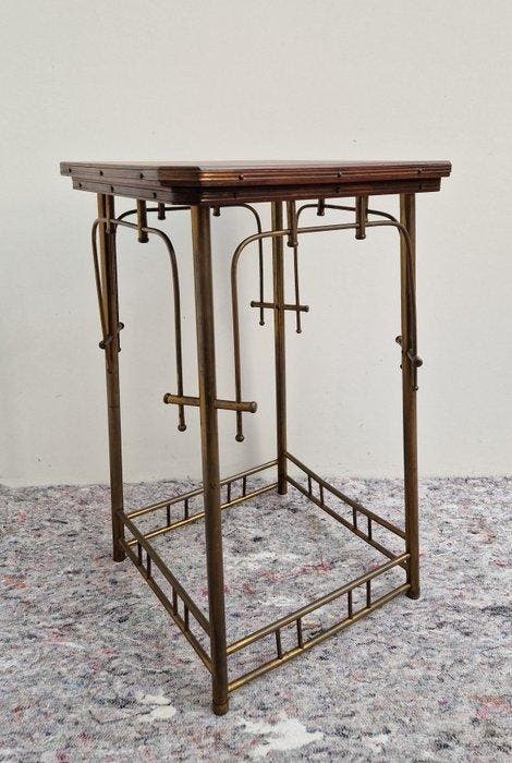 Table dAppoint Franse Art Deco - Bijzettafel - Hout,, Antiek en Kunst, Curiosa en Brocante