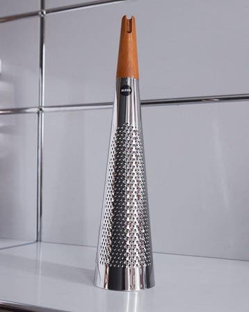Alessi - Richard Sapper - Kaasrasp - Alles - Staal, Hout