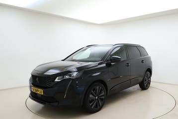 Zakelijke Lease |  Peugeot 5008 1.2T 130pk Automaat GT, Automaat, Gebruikt, Euro 6, Zwart