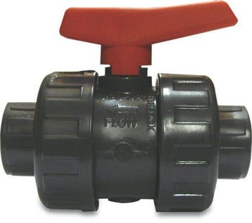 AK pvc kogelkraan, inwendig lijm-25 mm, 16 bar, Verzenden, Nieuw