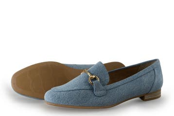 Marco Tozzi Loafers in maat 39 Blauw, Overige typen, Marco Tozzi, Zo goed als nieuw, Verzenden