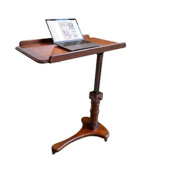 John Carter London - Bibliotheektafel - Lessenaar - Mahonie