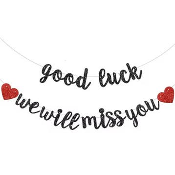 We Will Miss You slinger goud, Verzenden, Nieuw, Versiering, Overige