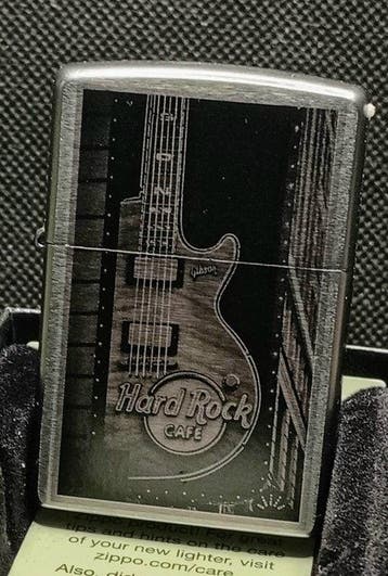 Zippo - Hard Rock Cafe - Zonder minimumprijs - Zakaansteker, Nieuw