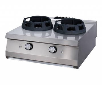 Heavy Duty Wok Brander | RVS | Dubbele brander | RVS, Verzenden, Nieuw in verpakking