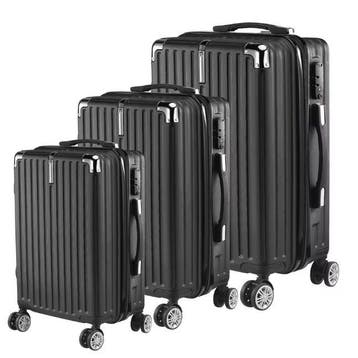 3-delige ABS Kofferset – Lichtgewicht Trolleys met TSA-slot, Verzenden, Nieuw