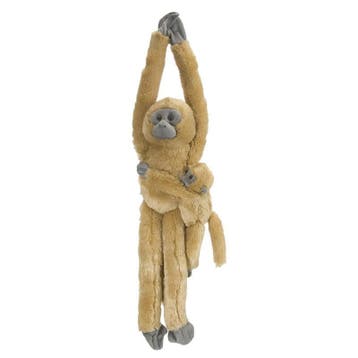 Wild Republic hangende aap knuffel - pluche - 53 cm - met, Verzenden, Nieuw