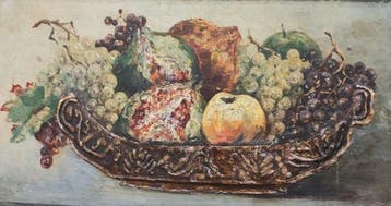 Escuela Impresionista Europea (XIX) - Bodegón de Frutas, Antiek en Kunst, Kunst | Schilderijen | Klassiek