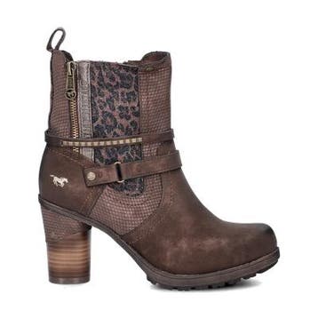 Mustang rits- & gesloten boots voor dames in het Bruin, Kleding | Dames, Bruin, Verzenden, Lage of Enkellaarzen, Nieuw
