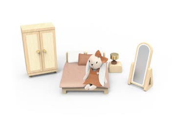 Speedy Monkey poppenhuis slaapkamer van €28,99 voor €23,19, Ophalen of Verzenden, Nieuw