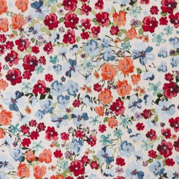 BA163 - Hoogwaardig gobelinweefsel – Microbloemen Romantic