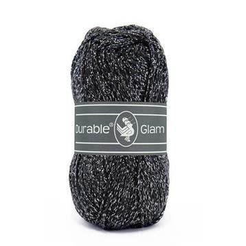 Durable Glam 2237 Charcoal - Haakgaren / Breigaren, Hobby en Vrije tijd, Breien en Haken, Ophalen of Verzenden, Nieuw, Breien of Haken