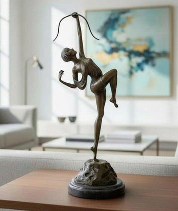 Pierre Le Faguays - after - Beeld, Diane Chasseresse - 50 cm, Antiek en Kunst