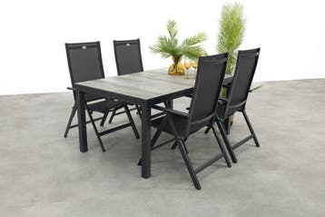 Hartman Napoli/Comino verstelbare tuinset (5-delig) -, Verzenden, Nieuw, Overige materialen, Tuinset
