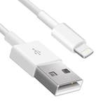 Lightning naar USB kabel iPhone / iPad 3 meter wit, Verzenden, Nieuw