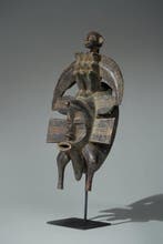 Een houten masker - Senufo - Ivoorkust (Zonder minimumprijs)