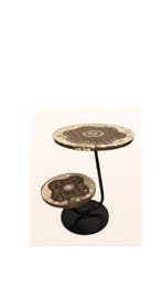 Tafel - resin - Epoxy table with crystals