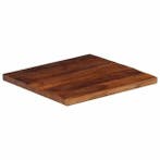 Vierkant Tafelblad Gerecycled Hout | Laatste Stuk!, Huis en Inrichting, 50 tot 100 cm, Rustiek, Vierkant, Zo goed als nieuw