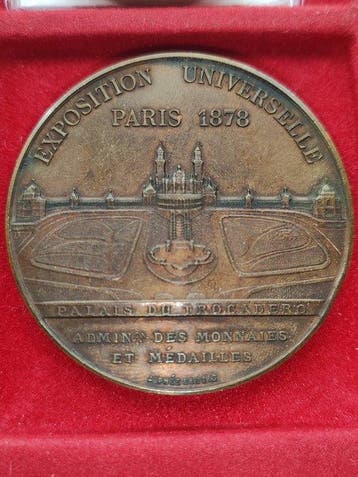 Frankrijk. Medaglia in bronzo Exposition Universelle 1878,