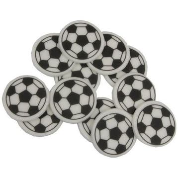 Voetbalschildje Suiker Ø25mm 12st., Verzenden, Nieuw