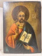 Icoon - Christus Pantokrator - Hout