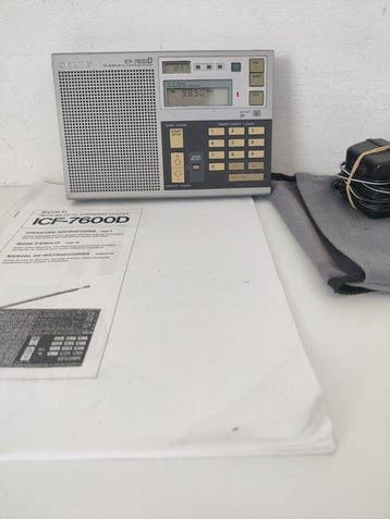 Sony - ICF-7600D Radio, Nieuw