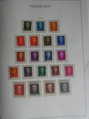 Nederland 1944/1971 - Collectie postzegels in LX KaBe album, Postzegels en Munten, Gestempeld