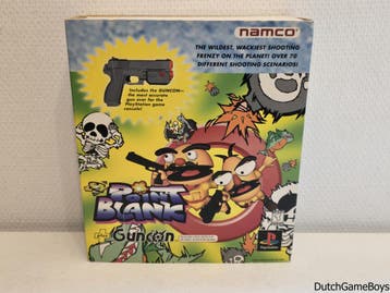 Playstation 1 / PS1 - Point Blank 1 Big Box + Guncon - USA, Spelcomputers en Games, Verzenden, Gebruikt