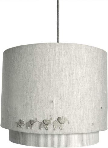 Kinderlamp Olifant Grijs 30cm | Laatste Stuk!, Ophalen of Verzenden, Nieuw, Grijs, Rond